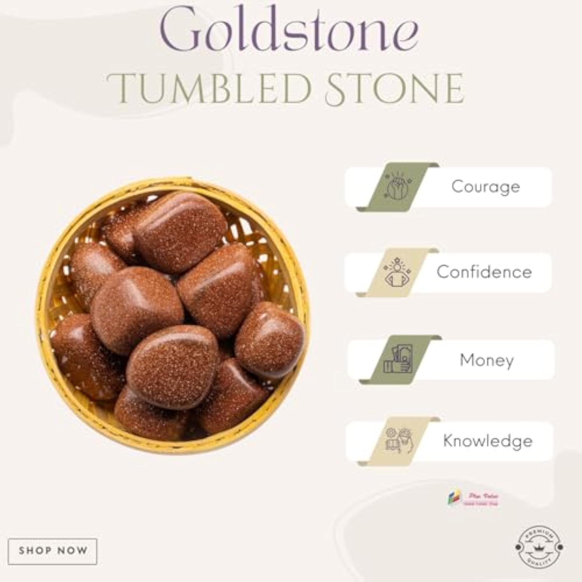 Goldstone Tumbled Stones for Vastu & Reiki Healing